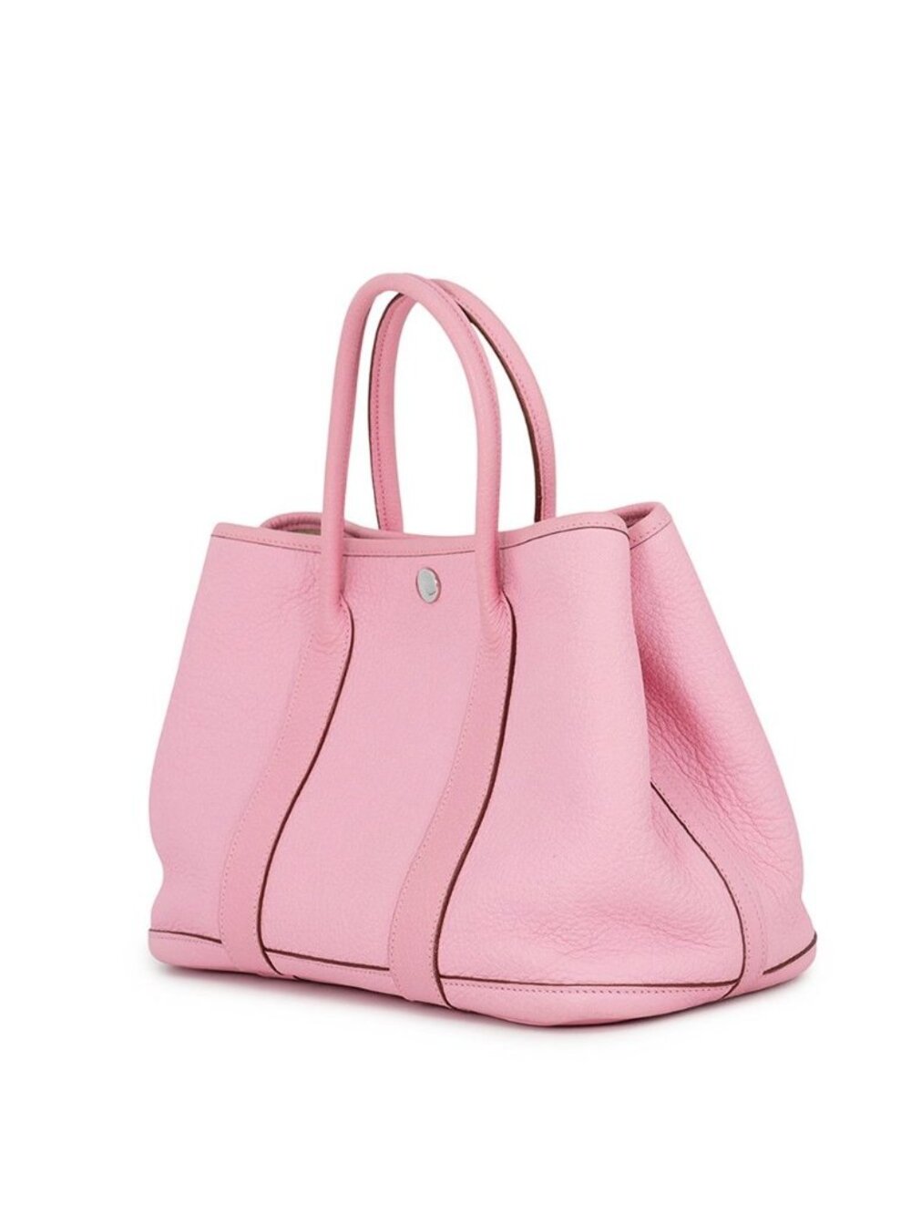 Hermes Tote Bag Garden Party TPM Pink Silver Negonda - Picture 2 of 13